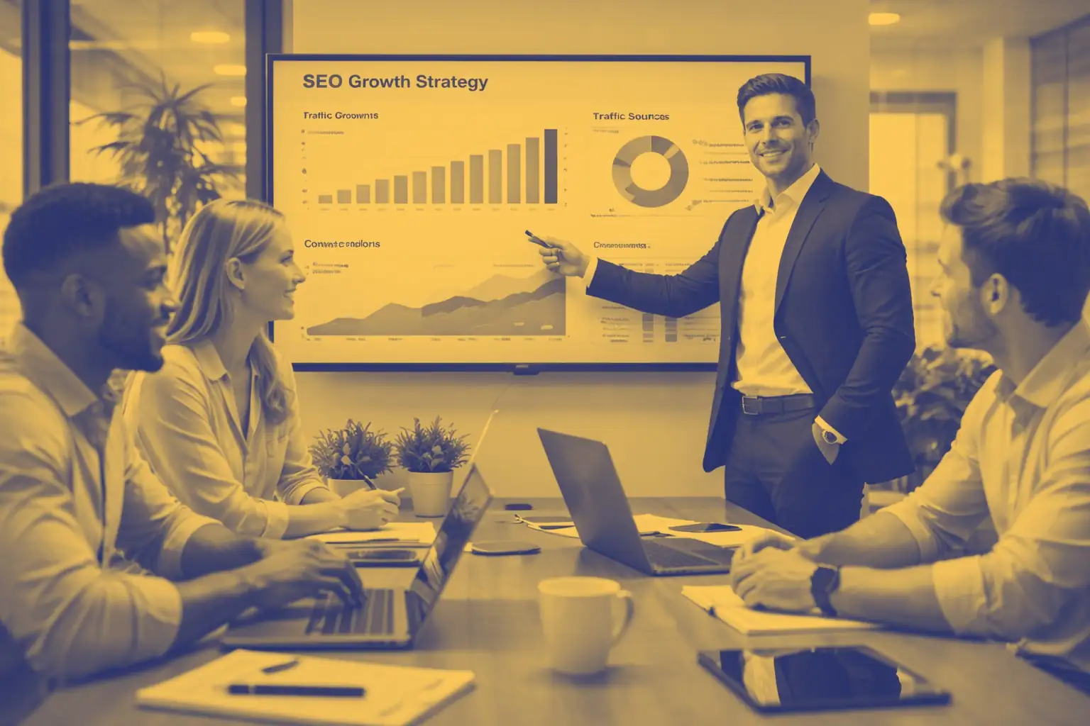 Search engine optimization services showcase